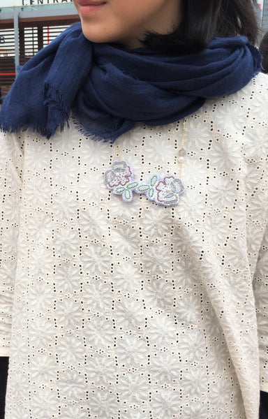 Beaded Lace necklace (BBL6)