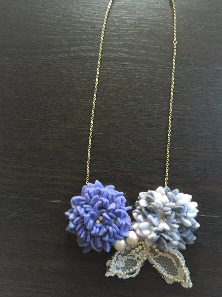 Hydrangea necklace (BBT8 - C2)