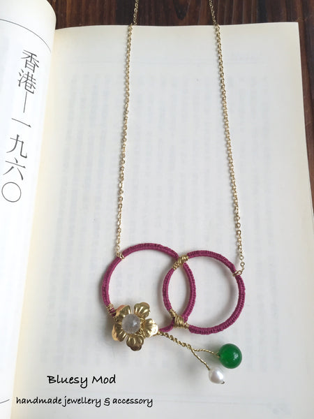 Weave Around necklace (BWA5)