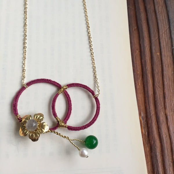Weave Around necklace (BWA5)